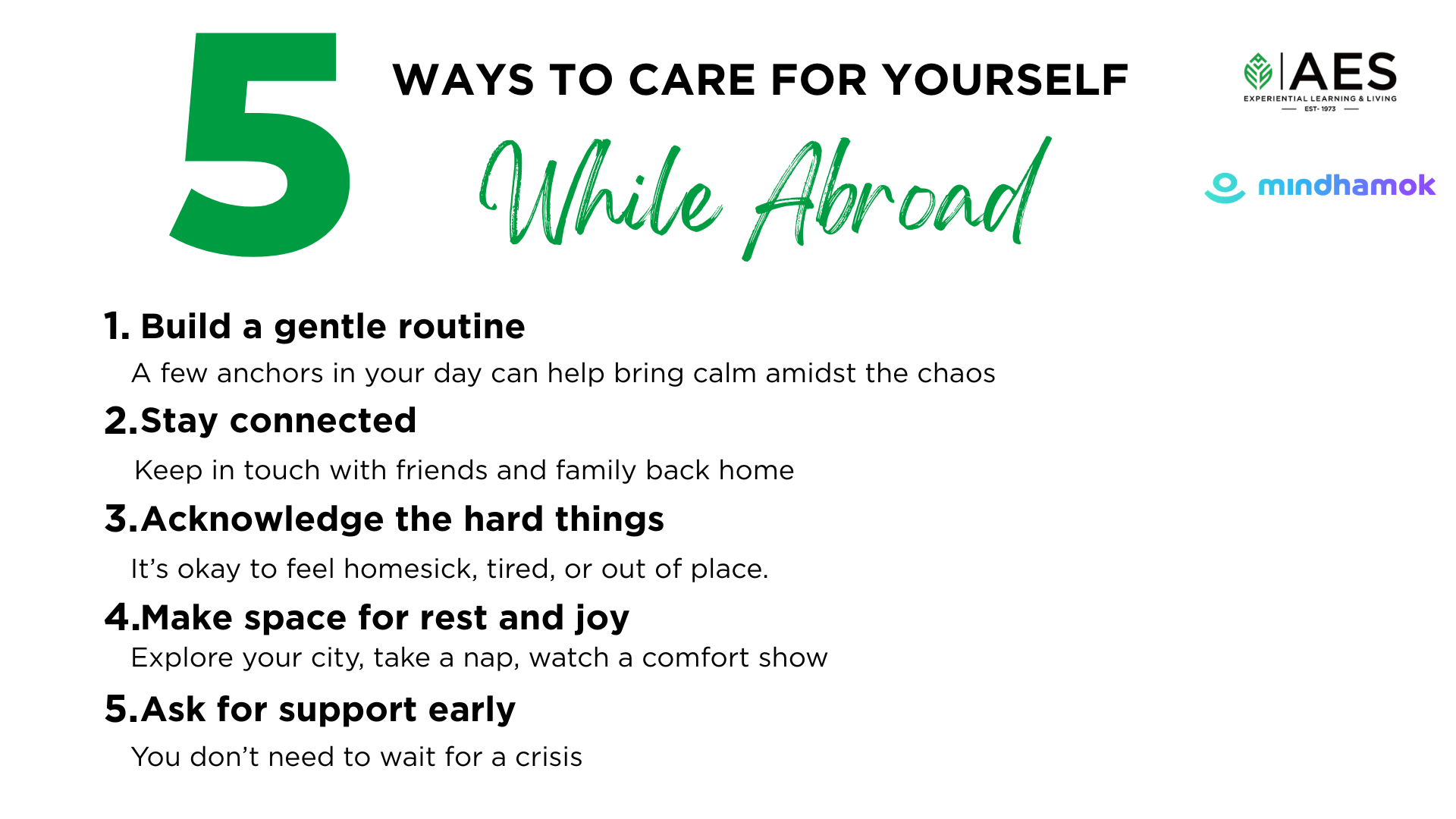 Mental health when studying abroad